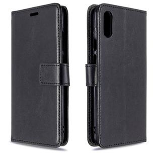 For Huawei Y6 Pro (2019)  Crazy Horse Texture Horizontal Flip Leather Case with Holder & Card Slots & Wallet & Photo Frame(black)