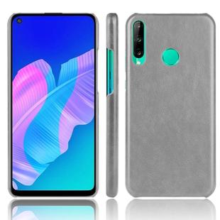 For Huawei P40 lite E/Y7p Shockproof Litchi Texture PC + PU Case(Gray)