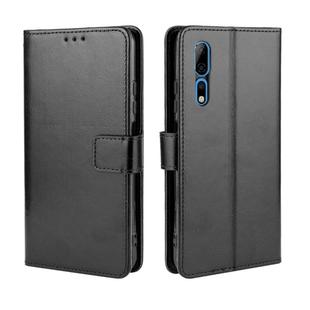 For ZTE Axon 10 Pro/Axon 10 Pro 5G/A2020 Pro Retro Crazy Horse Texture Horizontal Flip Leather Case , with Holder & Card Slots & Photo Frame(Black)