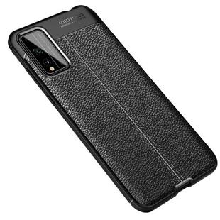 For Huawei Honor Play 4T Pro Litchi Texture TPU Shockproof Case(Black)