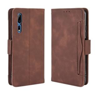 For ZTE Axon 10 Pro/Axon 10 Pro 5G/A2020 Pro Wallet Style Skin Feel Calf Pattern Leather Case ，with Separate Card Slot(Brown)