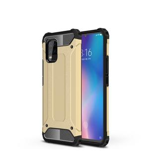 For Xiaomi 10 Lite Magic Armor TPU + PC Combination Case(Gold)