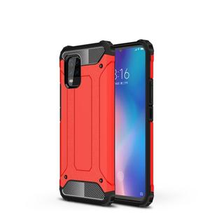 For Xiaomi 10 Lite Magic Armor TPU + PC Combination Case(Red)