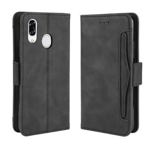 For  ZTE Libero S10 Wallet Style Skin Feel Calf Pattern Leather Case ，with Separate Card Slot(Black)