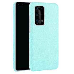 For Huawei P40 Pro+ / P40 Pro Plus Shockproof Crocodile Texture PC + PU Case(Light Green)