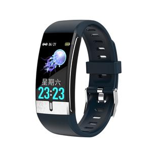 E66 1.08inch TFT Color Screen Smart Watch IP68 Waterproof,Support Temperature Monitoring/ECG function /Heart Rate Monitoring/Blood Pressure Monitoring/Blood Oxygen Monitoring(Blue)