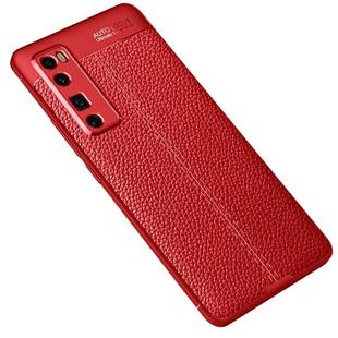 For Huawei Nova 7 Pro Litchi Texture TPU Shockproof Case(Red)