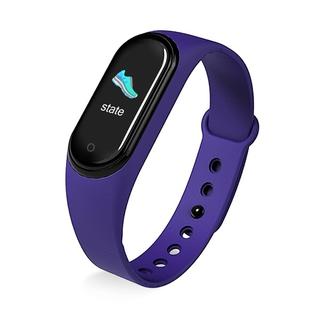 KM5 0.96inch Color Screen Phone Smart Watch IP68 Waterproof,Support Bluetooth Call/Bluetooth Music/Heart Rate Monitoring/Blood Pressure Monitoring(Purple)