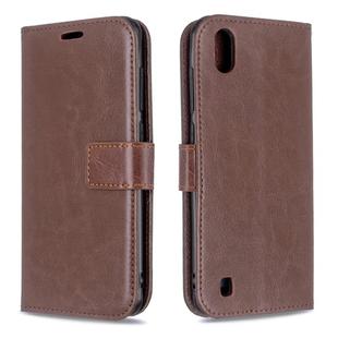 For ZTE Blade A7 2019 Crazy Horse Texture Horizontal Flip Leather Case with Holder & Card Slots & Wallet & Photo Frame(Brown)