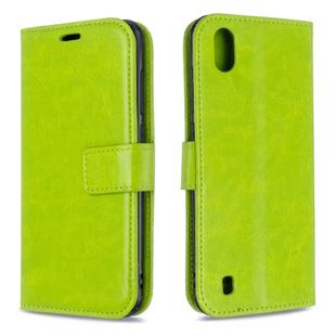 For ZTE Blade A7 2019 Crazy Horse Texture Horizontal Flip Leather Case with Holder & Card Slots & Wallet & Photo Frame(Greed)