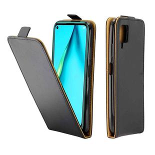 For Huawei P40lite/Nova6Se/Nova7i Business Style Vertical Flip TPU Leather Case  with Card Slot(Black)