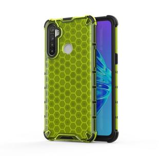 For OPPO Realme 5i  Shockproof Honeycomb PC + TPU Case(Green)