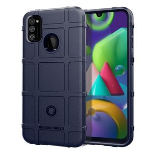 For Galaxy M31 Full Coverage Shockproof TPU Case(Blue)