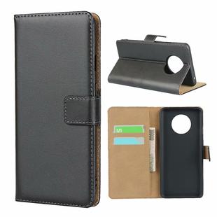 For OnePlus 7T Leather Horizontal Flip Holster With Magnetic Clasp and Bracket and Card Slot and Wallet(Black)