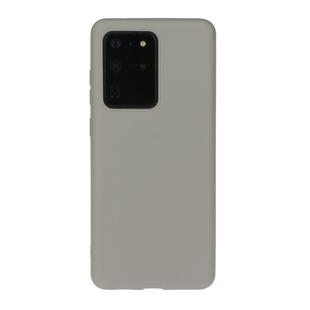 For Galaxy S20 Ultra Solid Color Frosted TPU  Phone Case(Gray)