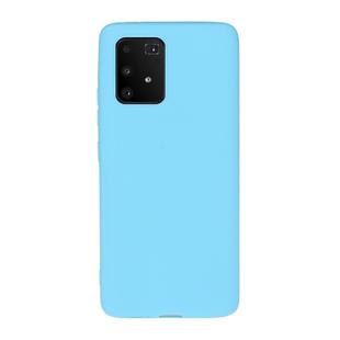 For Galaxy M80S/A91/S10 Lite Solid Color Frosted TPU  Phone Case(Sky Blue)