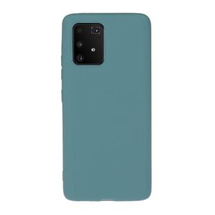 For Galaxy M80S/A91/S10 Lite Solid Color Frosted TPU  Phone Case(Light Blue)