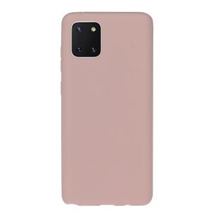 For Galaxy M60S/A81/note 10 Lite Solid Color Frosted TPU  Phone Case(Pink)