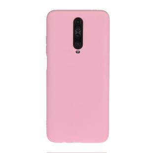 For Xiaomi Redmi K30 Solid Color Frosted TPU  Phone Case(Magenta)