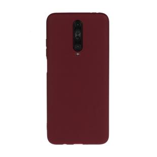 For Xiaomi Redmi K30 Solid Color Frosted TPU  Phone Case(Red)