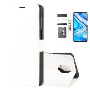 For Xiaomi Redmi Note 9 Pro / Note 9S / Note 9 Pro Max  R64 Texture Single Horizontal Flip Leather Case with Holder & Card Slots & Wallet & Photo Frame(White)