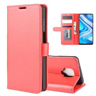 For Xiaomi Redmi Note 9 Pro / Note 9S / Note 9 Pro Max  R64 Texture Single Horizontal Flip Leather Case with Holder & Card Slots & Wallet & Photo Frame(Red)