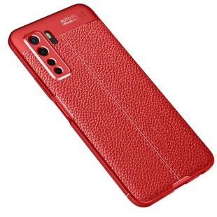 For Huawei Nova 7 SE Litchi Texture TPU Shockproof Case(Red)