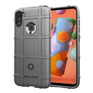 For Galaxy A11 Global Official Full Coverage Shockproof TPU Case(Grey)