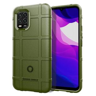 For Xiaomi Mi 10 Lite Full Coverage Shockproof TPU Case(Army Green)