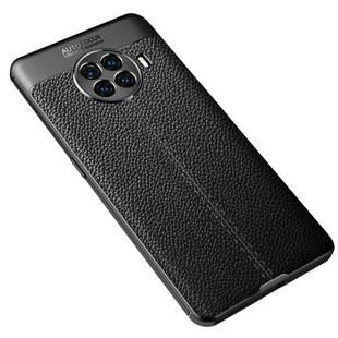 For OPPO ACE2 Litchi Texture TPU Shockproof Case(Black)