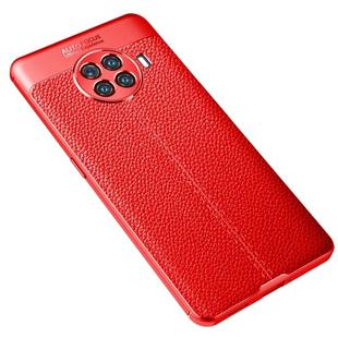 For OPPO ACE2 Litchi Texture TPU Shockproof Case(Red)