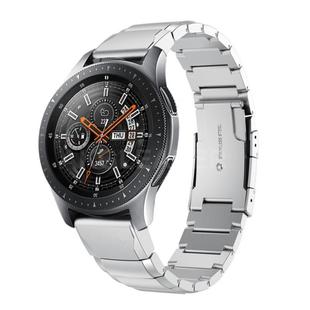 For Huawei Watch GT2e GT2 46mm 22mm Turtle Back Buckle Stainless Steel Watch Band(Silver)