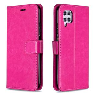 For Huawei P40 Lite Crazy Horse Texture Horizontal Flip Leather Case with Holder & Card Slots & Wallet & Photo Frame(Rose)