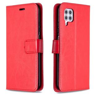 For Huawei P40 Lite Crazy Horse Texture Horizontal Flip Leather Case with Holder & Card Slots & Wallet & Photo Frame(Red)