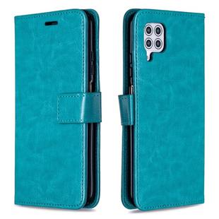 For Huawei P40 Lite Crazy Horse Texture Horizontal Flip Leather Case with Holder & Card Slots & Wallet & Photo Frame(Blue)