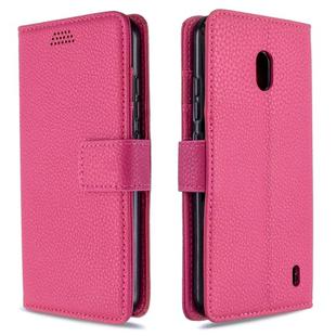 For Nokia 2.2 Litchi Texture Horizontal Flip Leather Case with Holder & Card Slots & Wallet & Photo Frame(Rose)