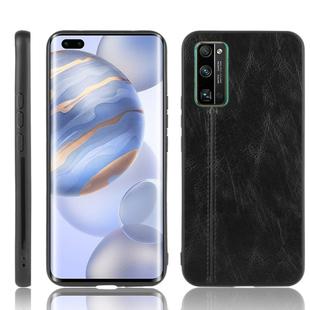 For Huawei Honor 30 Pro Shockproof Sewing Cow Pattern Skin PC + PU + TPU Case(Black)