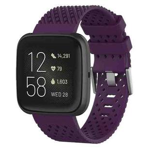 For Fitbit Versa / Versa 2 / Versa Lite 20mm Breathable Silicone Watch Band (Purple)