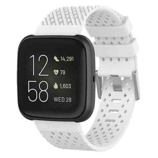 For Fitbit Versa / Versa 2 / Versa Lite 20mm Breathable Silicone Watch Band (White)