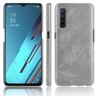 For OPPO Find X2 Lite Shockproof Litchi Texture PC + PU Case(Gray)