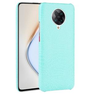 For Xiaomi Poco F2 Pro / Redmi K30 Pro Shockproof  Crocodile Texture PC + PU Case(Light green)