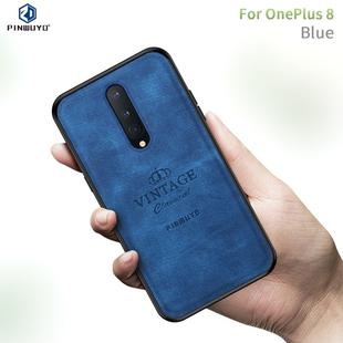 For Oneplus 8 PINWUYO Zun Series PC + TPU + Skin Waterproof And Anti-fall All-inclusive Protective Shell(Blue)