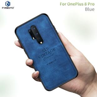 For Oneplus 8 Pro PINWUYO Zun Series PC + TPU + Skin Waterproof And Anti-fall All-inclusive Protective Shell(Blue)