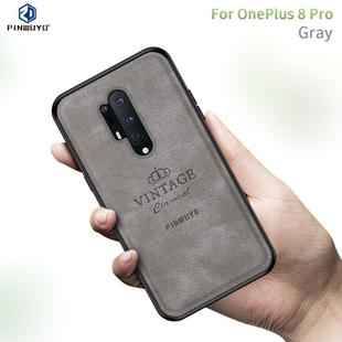 For Oneplus 8 Pro PINWUYO Zun Series PC + TPU + Skin Waterproof And Anti-fall All-inclusive Protective Shell(Gray)