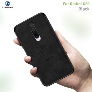 For Xiaomi Redmi K30 PINWUYO Zun Series PC + TPU + Skin Waterproof And Anti-fall All-inclusive Protective Shell(Black)