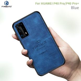 For Huawei P40 pro / P40pro+ PINWUYO Zun Series PC + TPU + Skin Waterproof And Anti-fall All-inclusive Protective Shell(Blue)