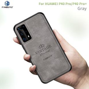For Huawei P40 pro / P40pro+ PINWUYO Zun Series PC + TPU + Skin Waterproof And Anti-fall All-inclusive Protective Shell(Gray)