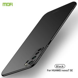 For Huawei Nova 7 SE MOFI Frosted PC Ultra-thin Hard Case(Black)