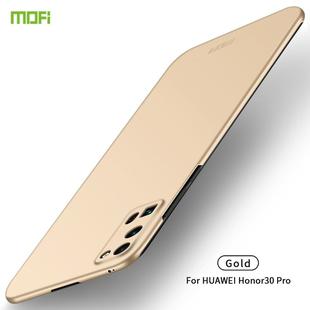 For Huawei Honor 30 Pro MOFI Frosted PC Ultra-thin Hard Case(Gold)