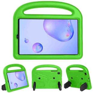 For Galaxy Tab A 8.4（2020） Sparrow Style EVA Flat Anti Falling Protective Shell With Bracket(Green)